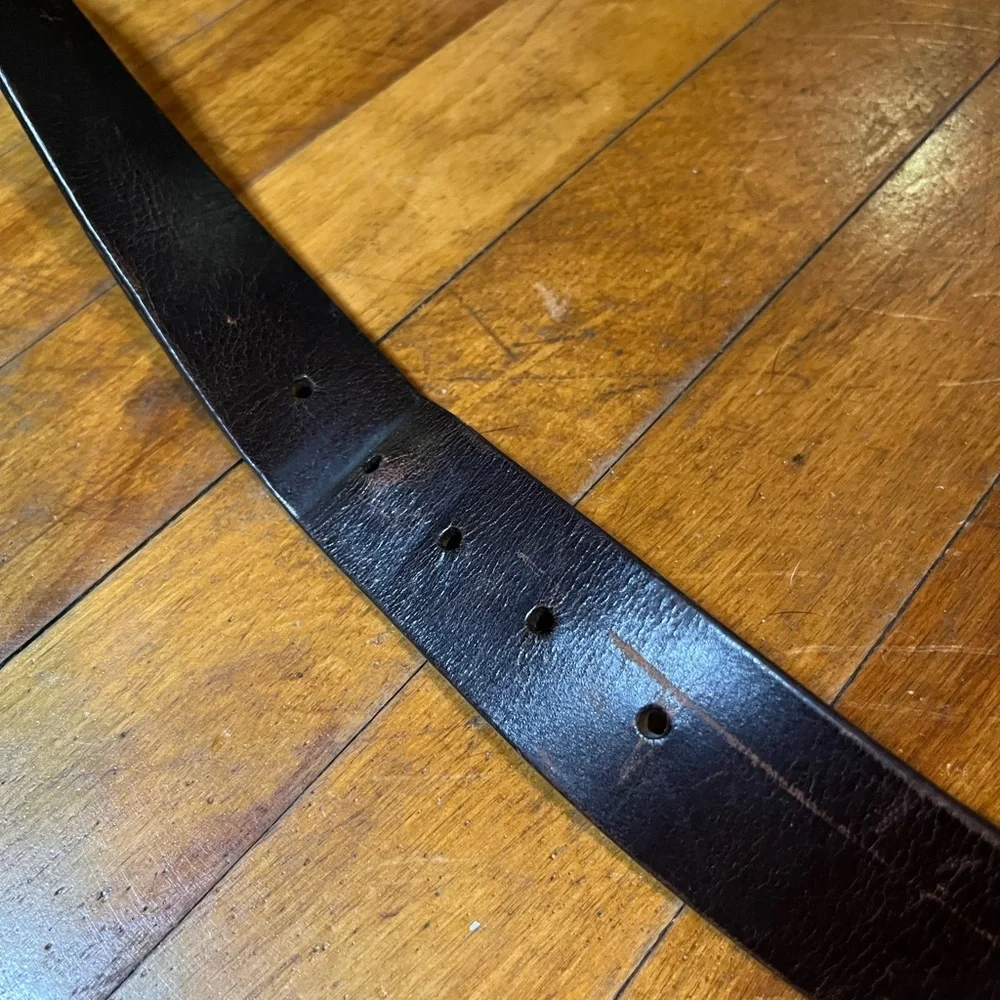 Dark Brown Genuine Leather Made‎ in India Men’s Belt Size 36